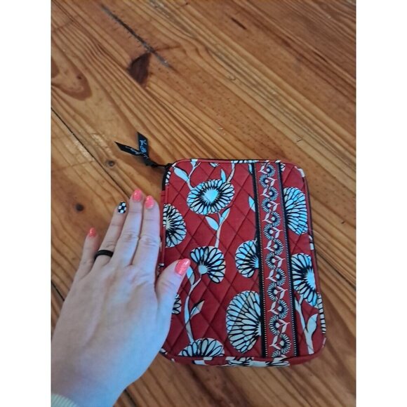 Vera Bradley retired Patton red poppies small change purse - Picture 2 of 2